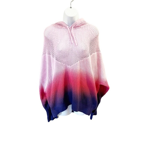 Spiritual Gangster Amar Meshed Up Ombré Tie Dye Hoodie Sweatshirt Size Medium - Picture 10 of 12